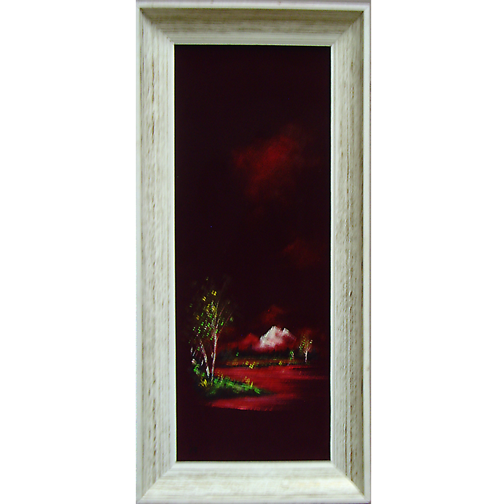 Landscape on Red Velvet