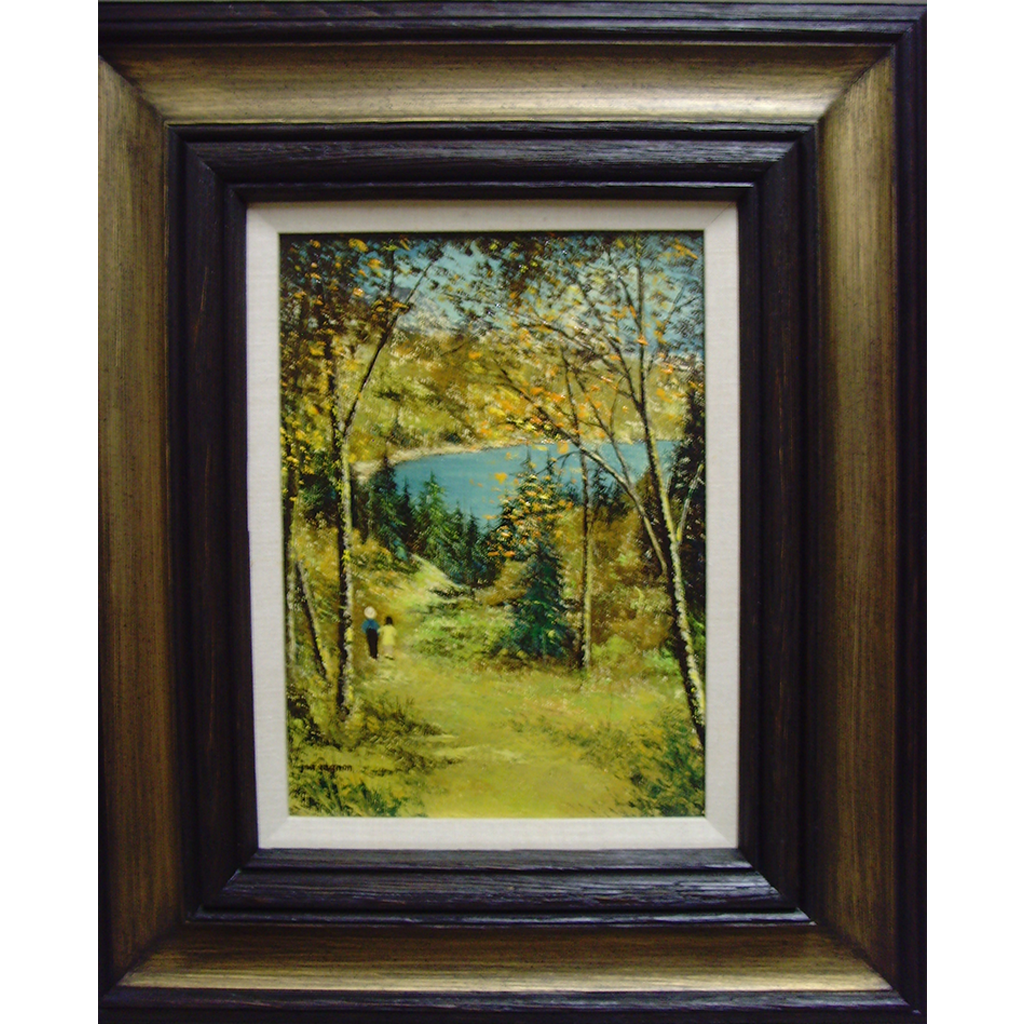 Landscape with Little Boy and Girl