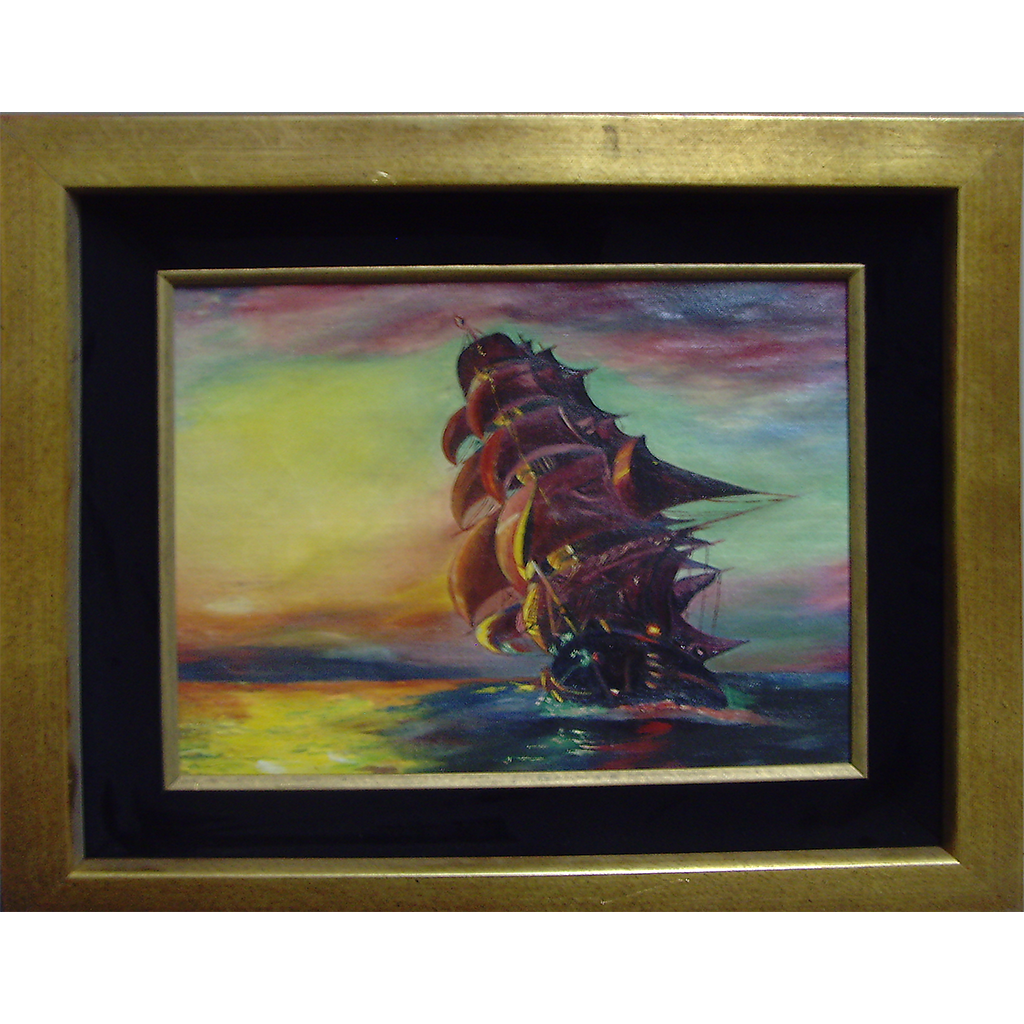 Old Ship at Sea
