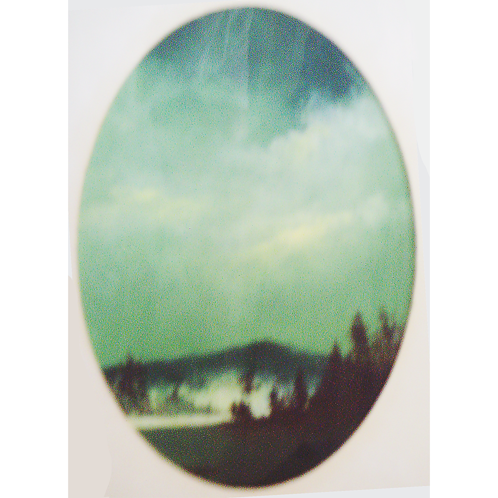 Oval Landscape with Mountain