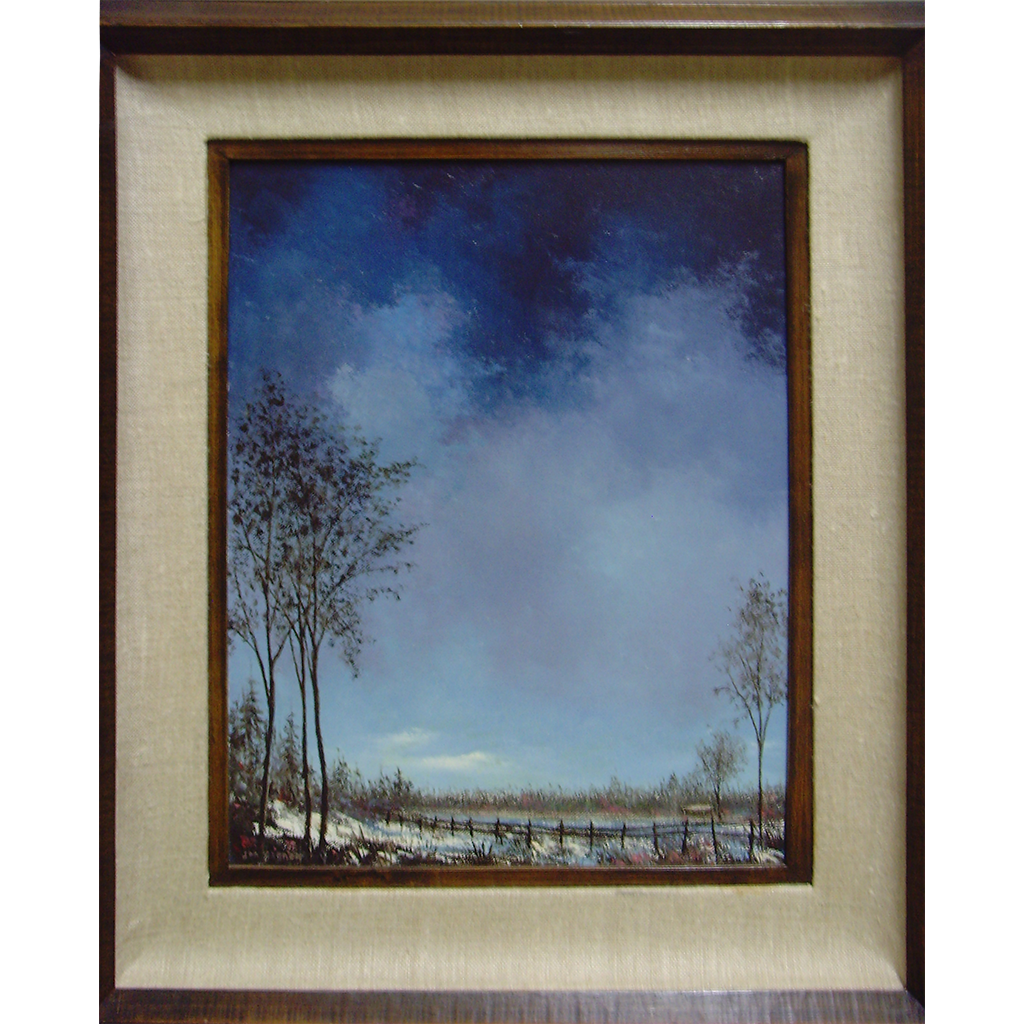 Snowscape with Cabin 
