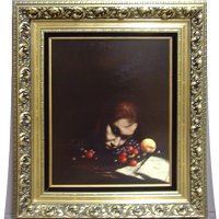 Girl Asleep on Table