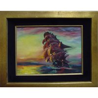Old Ship at Sea